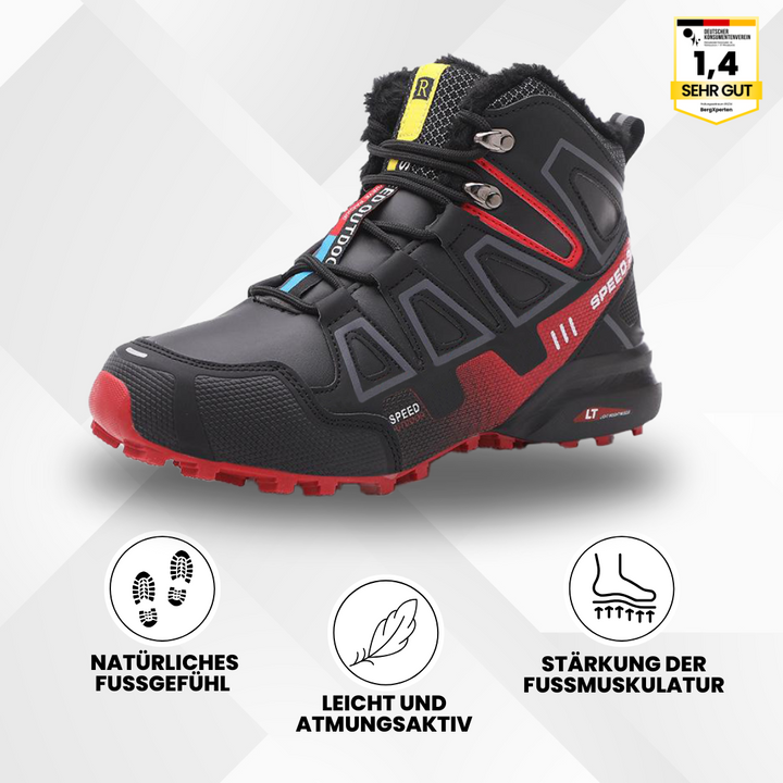 OrthoTrekking Pro - Ergonomische, schmerzlindernde Trekking- und Wanderschuhe für den Winter