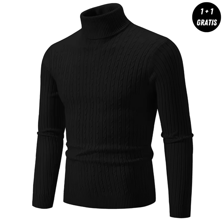 Alexander - warmer gewebter Rollkragenpullover (1+1 GRATIS)