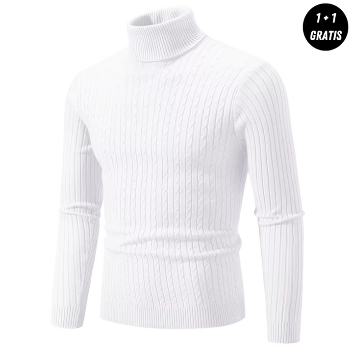 Alexander - warmer gewebter Rollkragenpullover (1+1 GRATIS)