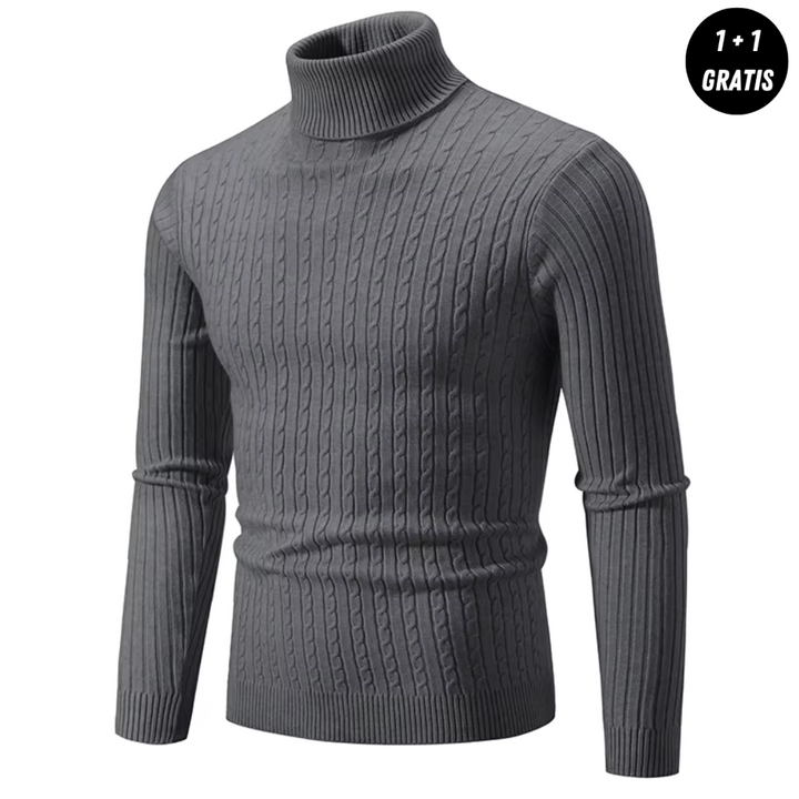 Alexander - warmer gewebter Rollkragenpullover (1+1 GRATIS)