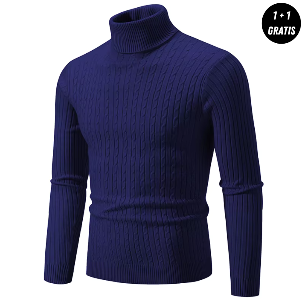 Alexander - warmer gewebter Rollkragenpullover (1+1 GRATIS)