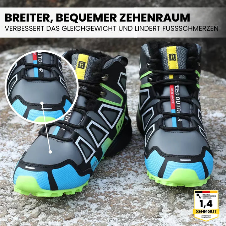 OrthoTrekking Pro - Ergonomische, schmerzlindernde Trekking- und Wanderschuhe für den Winter