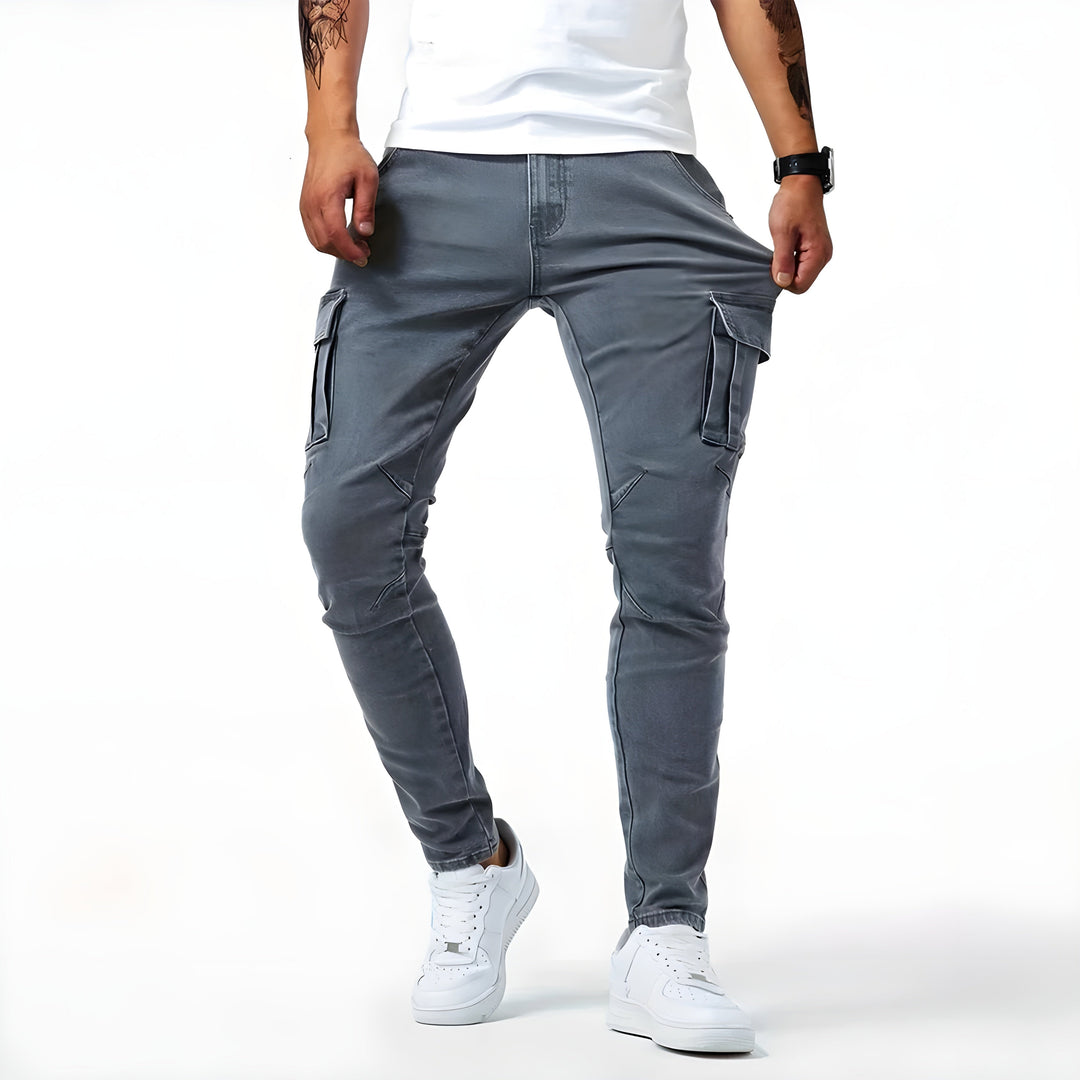 Sam - Cargo-Hose mit Stretch-Denim