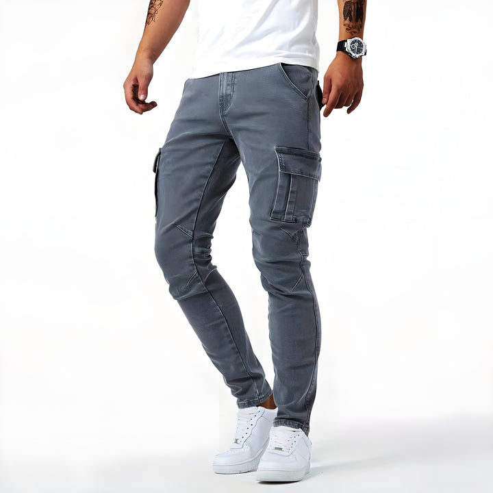 Sam - Cargo-Hose mit Stretch-Denim