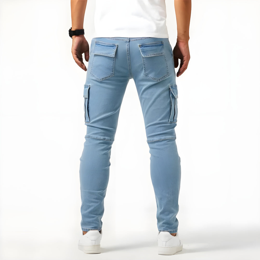 Sam - Cargo-Hose mit Stretch-Denim