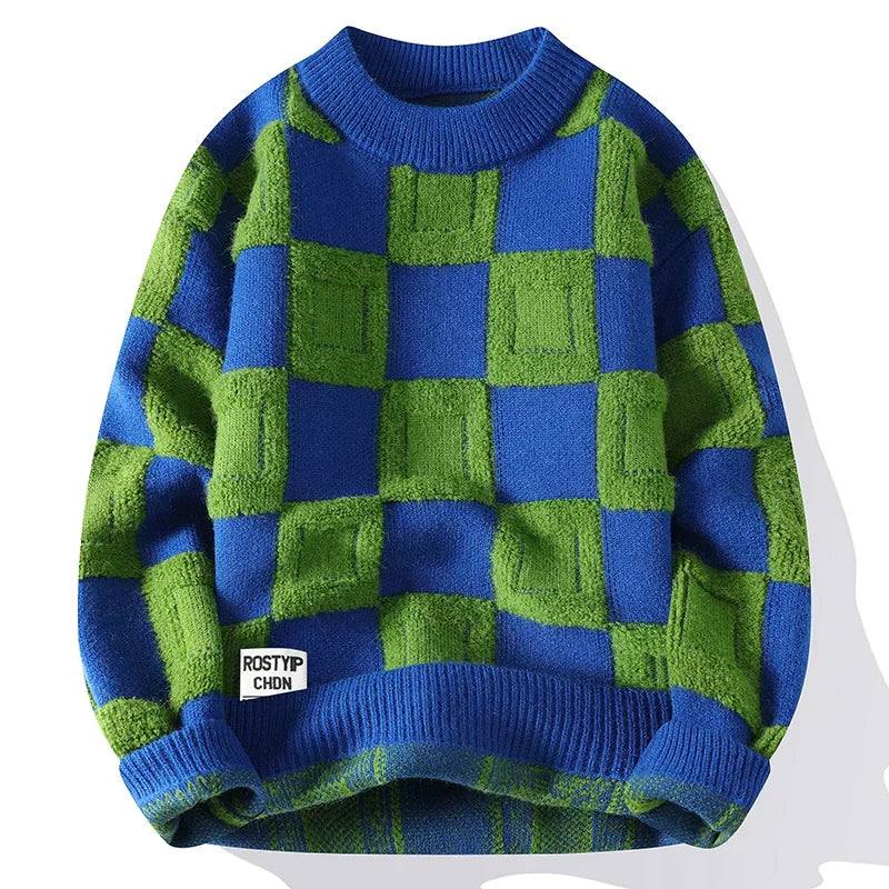 Basel Belle | Übergroßer Vintage Strickpullover für Männer