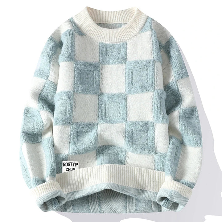 Basel Belle | Übergroßer Vintage Strickpullover für Männer