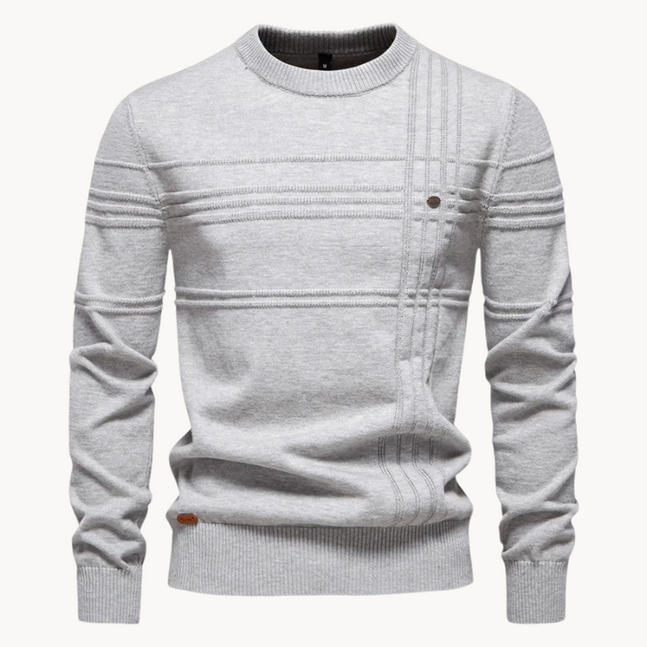 Jonas - Zeitloser Pullover mit edlem Rautendesign