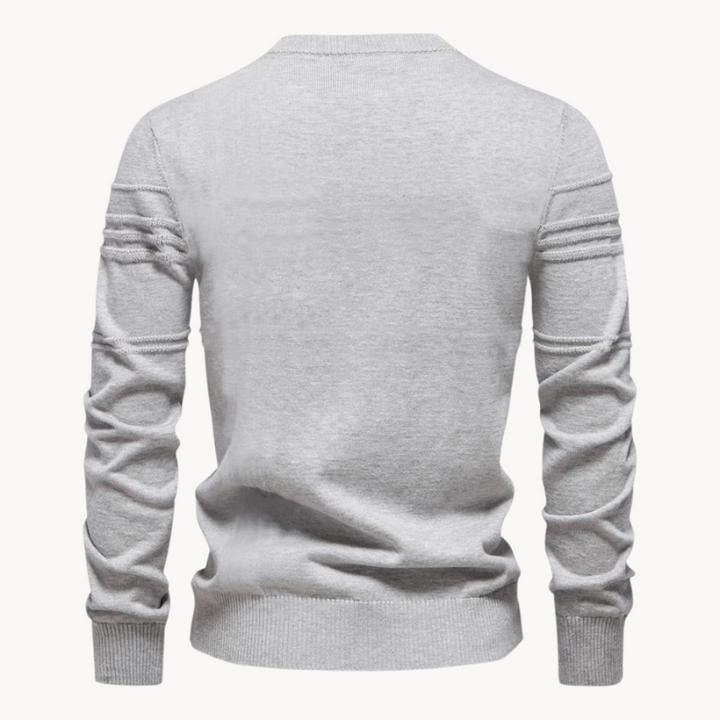 Jonas - Zeitloser Pullover mit edlem Rautendesign