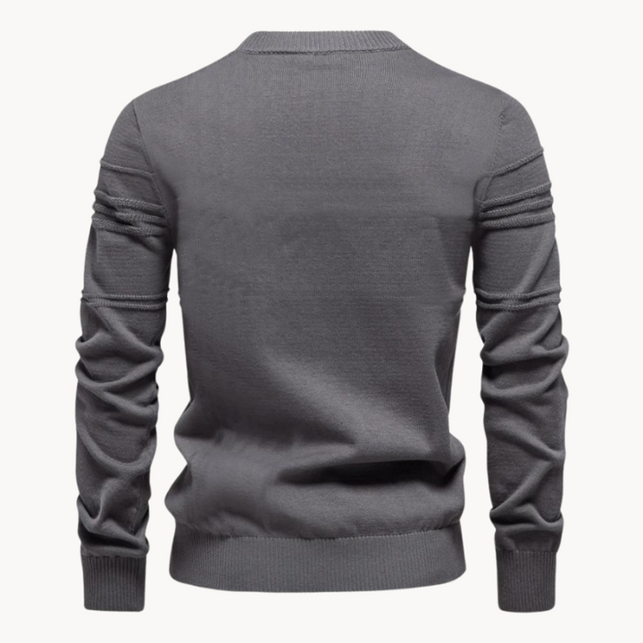 Jonas - Zeitloser Pullover mit edlem Rautendesign