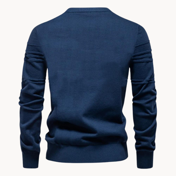 Jonas - Zeitloser Pullover mit edlem Rautendesign