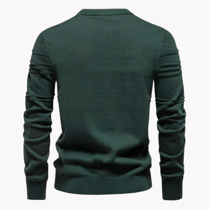 Jonas - Zeitloser Pullover mit edlem Rautendesign