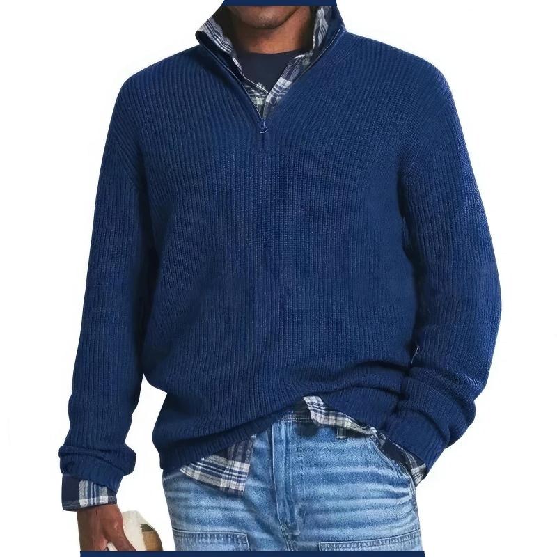 Cooper - Gestrickter Zip-Pullover