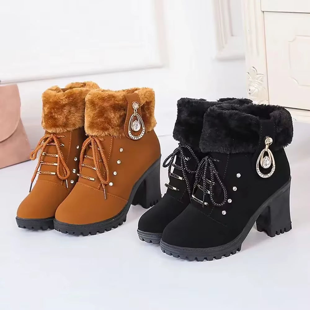 Fenne - Elegante Damen-Winterboots mit Absatz