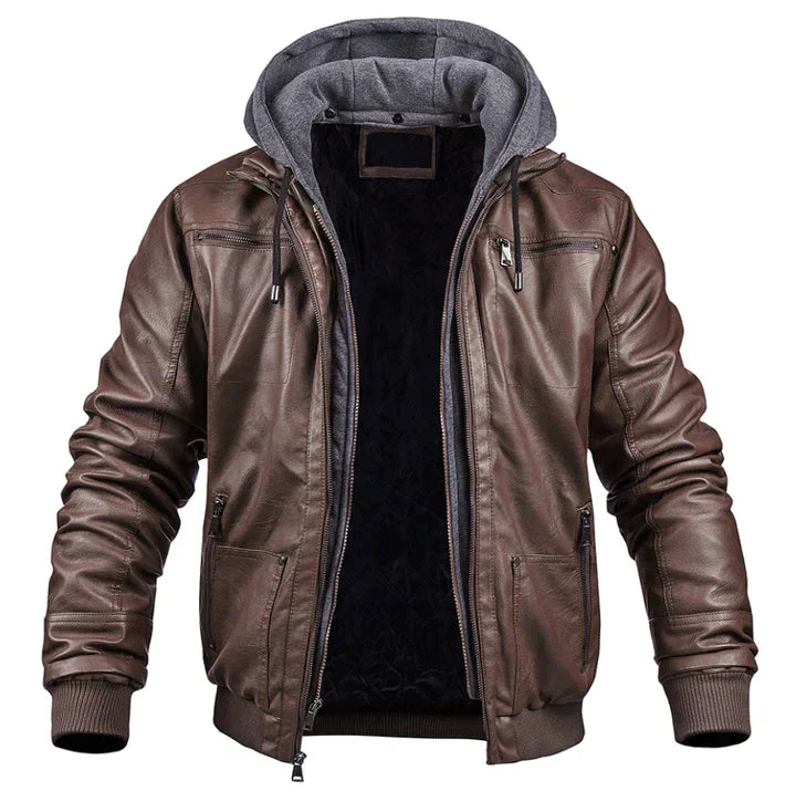 Dave - Leder Winterjacke