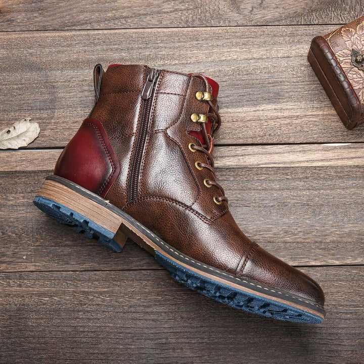 Lukas - Herren Leder-Oxford Stiefel im klassischen Design