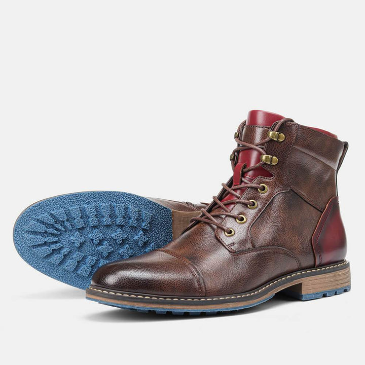 Lukas - Herren Leder-Oxford Stiefel im klassischen Design