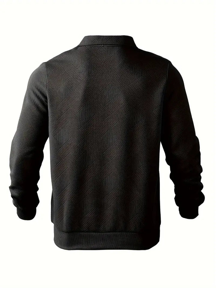 Dexx - Vintage Zip-Pullover mit geometrischem Design